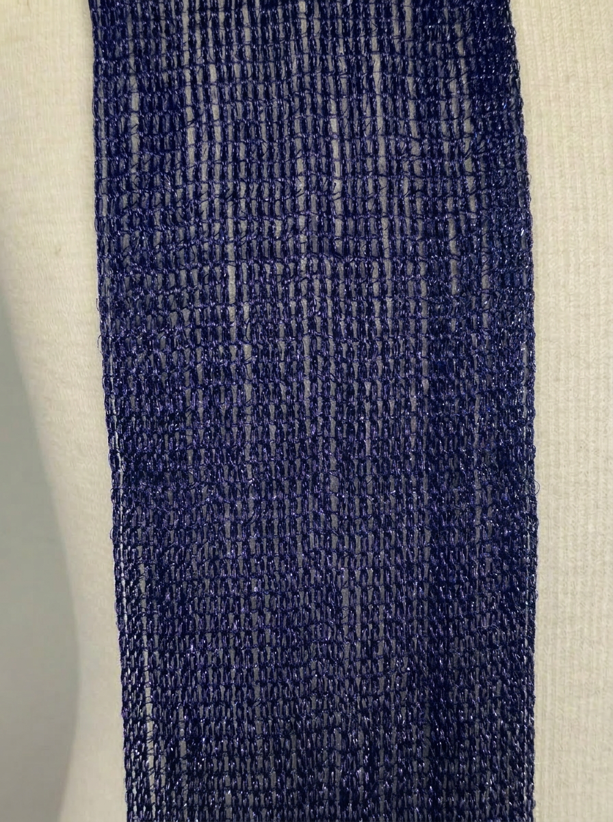 Midnight Shimmer Skinny Scarf