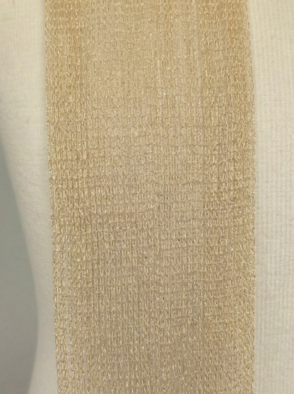 Skinny Scarf Beige Lurex – Detail