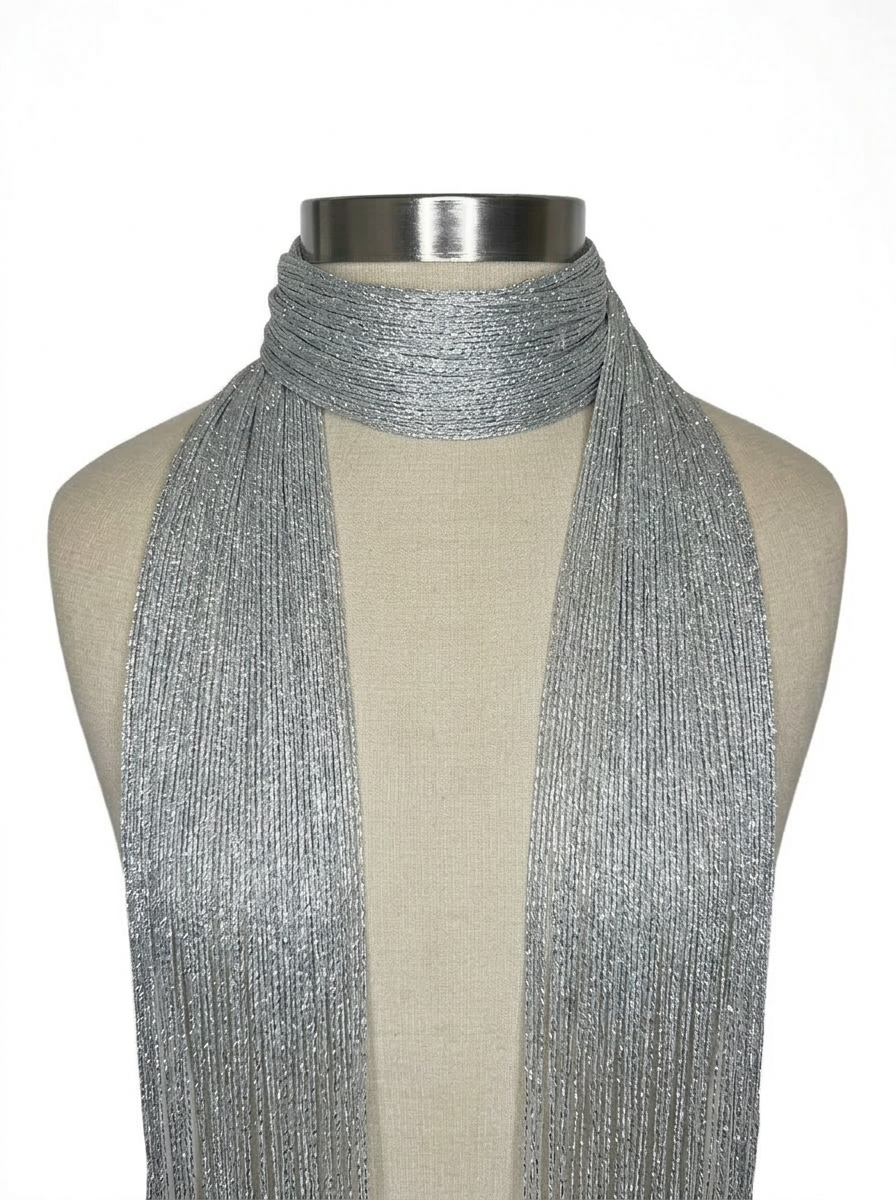 Skinny Scarf Lunar Silver – Wrapped