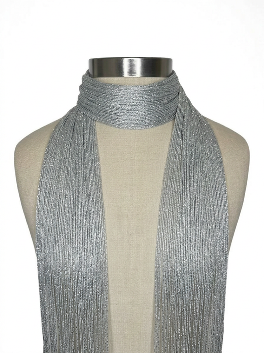Skinny Scarf Lunar Silver – Wrapped