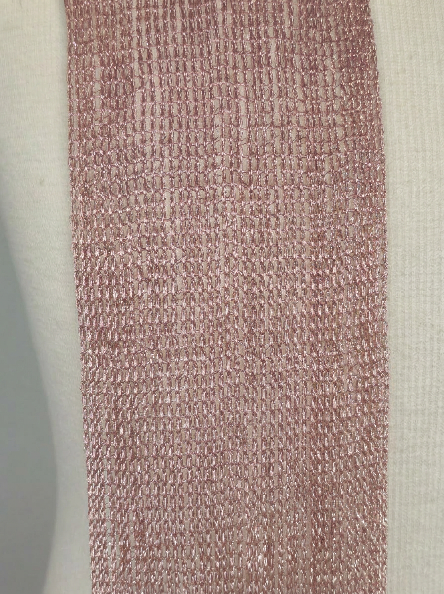 Skinny Scarf Pink Lurex – Detail